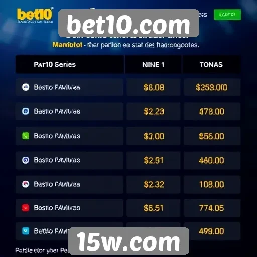 Opções de pagamento e retirada no bet10.com